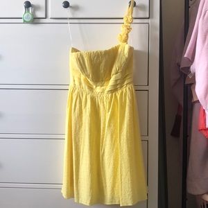 Trixxi yellow sundress off shoulder
